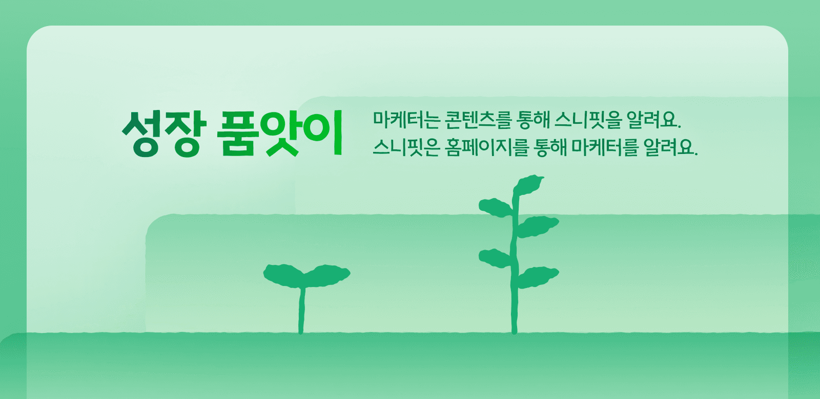 스니핏 성장 품앗이: 함께 만드는 성장의 흐름